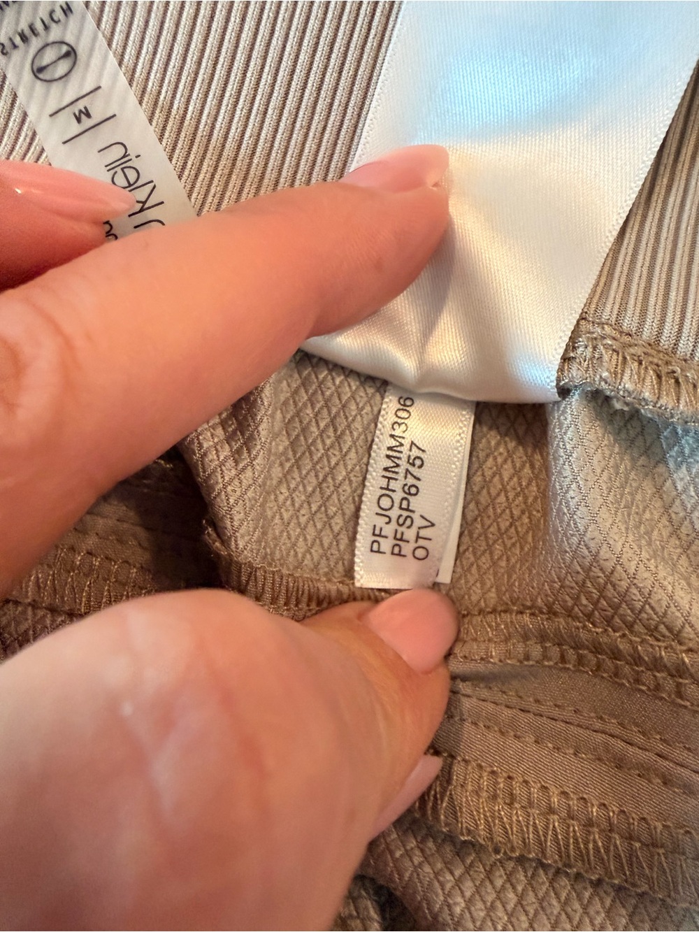 Calvin Klein Performance Beige pants - Picture 10 of 12
